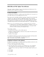 Preview for 5 page of IBM USB and PS/2 User Manual