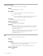 Preview for 42 page of IBM WebSphere XS40 Command Reference Manual