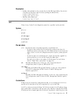 Preview for 47 page of IBM WebSphere XS40 Command Reference Manual