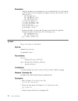 Preview for 78 page of IBM WebSphere XS40 Command Reference Manual