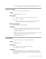 Preview for 145 page of IBM WebSphere XS40 Command Reference Manual