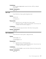 Preview for 163 page of IBM WebSphere XS40 Command Reference Manual