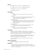 Preview for 166 page of IBM WebSphere XS40 Command Reference Manual