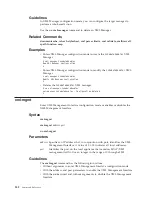 Preview for 168 page of IBM WebSphere XS40 Command Reference Manual