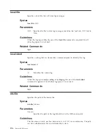 Preview for 422 page of IBM WebSphere XS40 Command Reference Manual