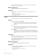 Preview for 442 page of IBM WebSphere XS40 Command Reference Manual