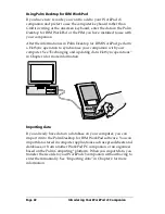Preview for 30 page of IBM WorkPad c3 Handbook