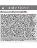 Preview for 32 page of iBobber CGG-MY-IBOBBER Product Information Manual