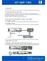 Preview for 46 page of IC Audio MT-AMP 1000 User Manual