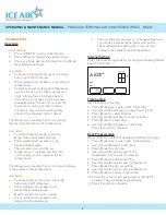 Preview for 8 page of ICE AIR RSAN Operating & Maintenance Manual