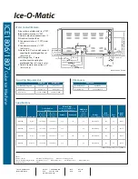 Preview for 2 page of Ice-O-Matic Ice Cube Maker ICE1806/1807 Specifications