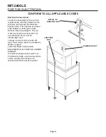 Preview for 6 page of Ice-O-Matic MFI2406LS Series Service And Installation Manual