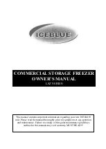 Preview for 1 page of IceBlue LSZ Series Owner'S Manual