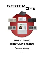 iCentral System one Owner'S Manual preview