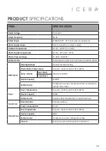 Preview for 20 page of Icera iWash S-12 Installation & User Manual