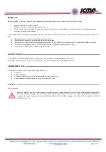 Preview for 4 page of ICMA S301 Assembly And Installation