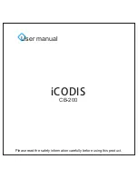 Preview for 1 page of ICODIS CB-200 User Manual