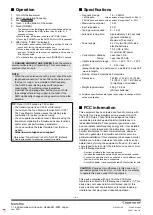 Preview for 4 page of Icom AH-705 User Manual