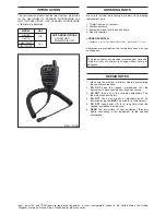 Preview for 2 page of Icom HM-169 Service Manual