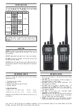 Preview for 2 page of Icom IC-A6 Service Manual