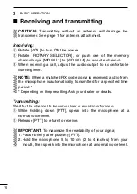 Preview for 24 page of Icom IC-F3101D Instruction Manual