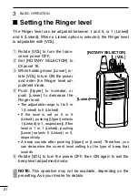 Preview for 30 page of Icom IC-F3101D Instruction Manual