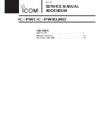 Preview for 42 page of Icom IC-PW1 Service  Manual Addendum