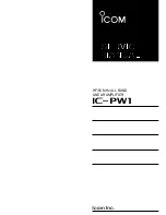 Preview for 96 page of Icom IC-PW1 Service  Manual Addendum