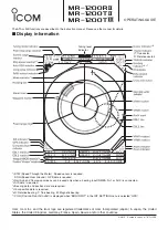 Icom MR-1200TIII Operating Manual preview