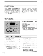 Preview for 2 page of Icom TV-1275 Instruction Manual