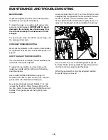 Preview for 16 page of ICON Health & Fitness nordictrack rx 800 User Manual