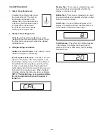 Preview for 21 page of ICON Health & Fitness PFTL69620-INT.0 User Manual