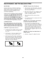 Preview for 24 page of ICON Health & Fitness PFTL69620-INT.0 User Manual