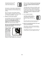 Preview for 20 page of ICON Health & Fitness Pro-Form 225 CSX User Manual