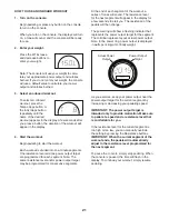 Preview for 21 page of ICON Health & Fitness Pro-Form 225 CSX User Manual