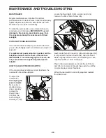 Preview for 26 page of ICON Health & Fitness Pro-Form 225 CSX User Manual