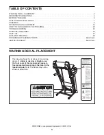 Preview for 2 page of ICON Health & Fitness PRO-FORM 700 LT User Manual