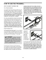 Preview for 16 page of ICON Health & Fitness Pro-Form Cadence WLT User Manual