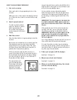 Preview for 20 page of ICON Health & Fitness Pro-Form Endurance 420 E User Manual