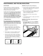 Preview for 28 page of ICON Health & Fitness Pro-Form Power 525i User Manual