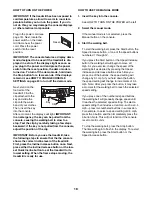 Preview for 18 page of ICON IP FREEMOTION 850 INTERACTIVE User Manual