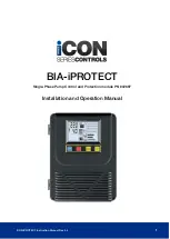 Preview for 1 page of ICON BIA-iPROTECT Installation And Operation Manual