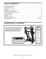 Preview for 2 page of ICON NTL29012.1 User Manual