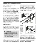 Preview for 21 page of ICON NTL29012.1 User Manual