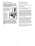 Preview for 11 page of ICON PRO-FORM CITY L6 User Manual