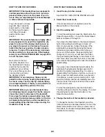 Preview for 22 page of ICON PRO-FORM POWER 795 User Manual