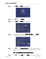 Preview for 32 page of Icop 20/20 Vision Setup Manual