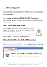 Preview for 23 page of ICP DAS USA ECAN-240-FD User Manual