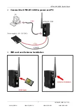 Preview for 3 page of ICP DAS USA GTM-201-USB Quick Start Manual