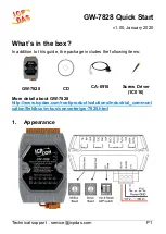 ICP DAS USA GW-7828 Quick Start preview